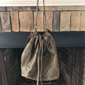 Olive Green Bucket Bag by Day & Mood
